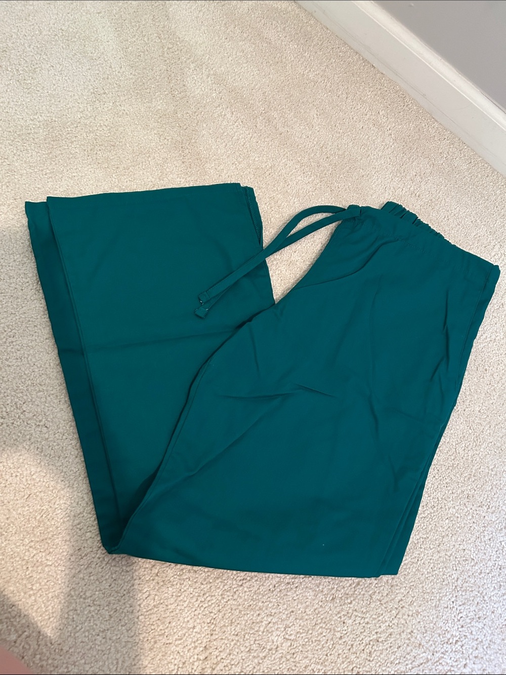Cherokee Teal Drawstring Wide-Leg Joggers